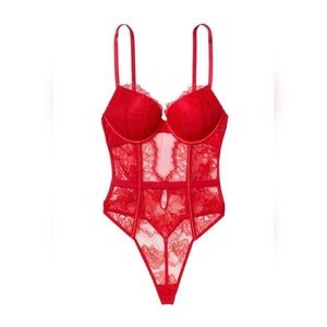 Victoria’s Secret Red lingerie